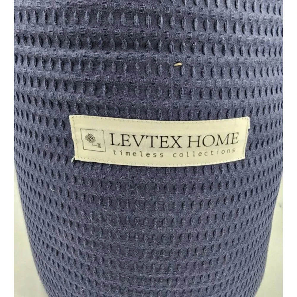 Levtex Home Cloud Cuddly Waffle Textured 3-Pc. Comforter Set Full/Queen Navy